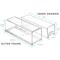 Sorbus 2 Pack Narrow Fridge Drawers - Clear Stackable Pull Out Refrigerator Organizer Bins
